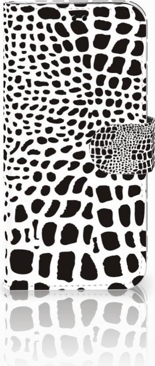 Samsung Galaxy J5 2017 Telefoonhoesje met Pasjes Slangenprint