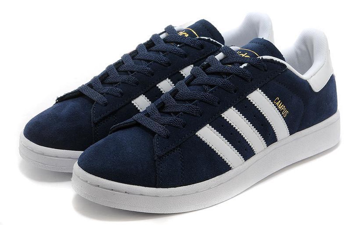 adidas CAMPUS BZ0086 schoenensneakers Unisex blauw/wit maat 41