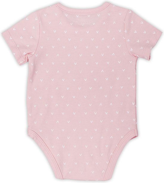 Jollein Romper korte mouw 50/56 Hearts soft pink van Jollein — afbeelding 2