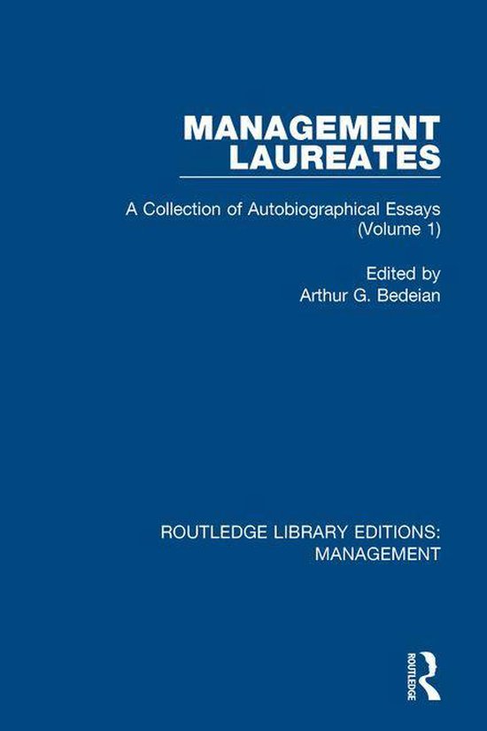 Routledge Library Editions: Management - Management Laureate ... - cover