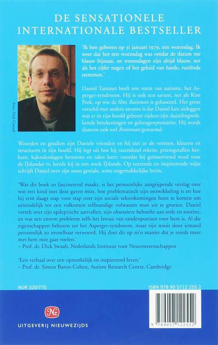 Op Een Blauwe Dag Geboren - back cover