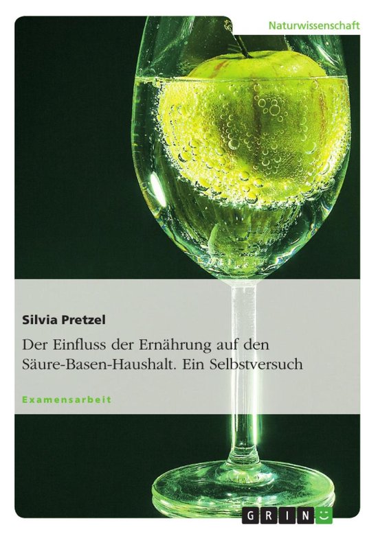 Der Einfluss der Ernährung auf den Säure-Basen-Haushalt. E ... - cover