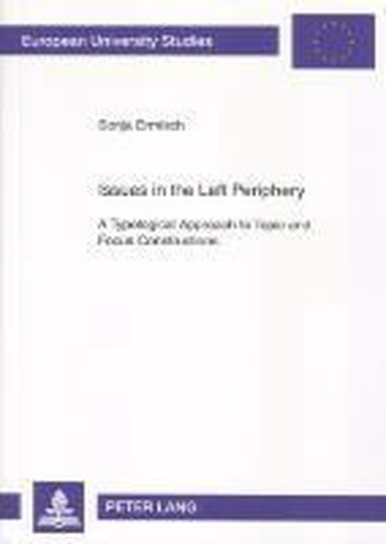 Issues in the Left Periphery - cover