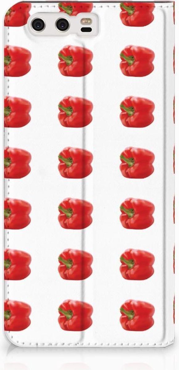 Huawei P10 Plus Flip Style Cover Paprika Red