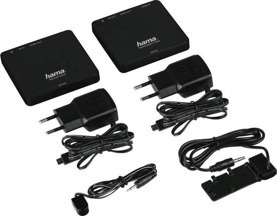 samenvoegen zeewier Vergelijkbaar Hama Draadloze HDMI™-zendset, 1080P, voor tv/beamer, 6-delig | bol.com