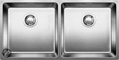 Blanco spoelbak Andano 400/400 vlakinbouw met trekknop 518328