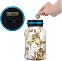 Digitale Spaarpot Met Munten Teller - geschikt voor EURO munten (1.8L)