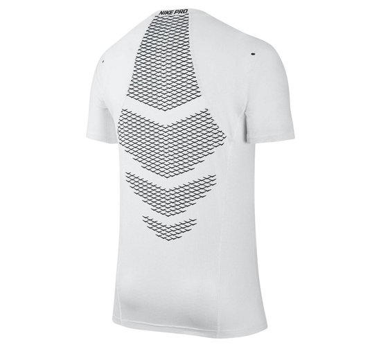 bijtend Verward verjaardag Nike Pro Hypercool Shirt Heren Sportshirt performance - Maat XL - Mannen -  wit | bol.com