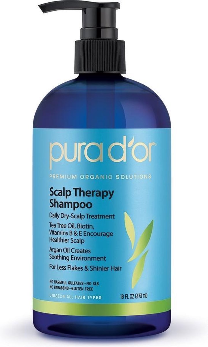PURA D'OR Scalp Therapy Unisex Shampoo 473ml