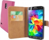 Mobiparts Premium Wallet Case Samsung Galaxy S5/S5 Plus Pink