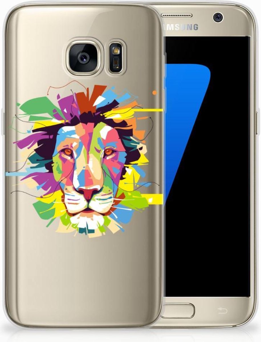 Samsung Galaxy S7 Telefoonhoesje met Naam Lion Color
