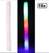 10x Foam stick LED-licht multicolour