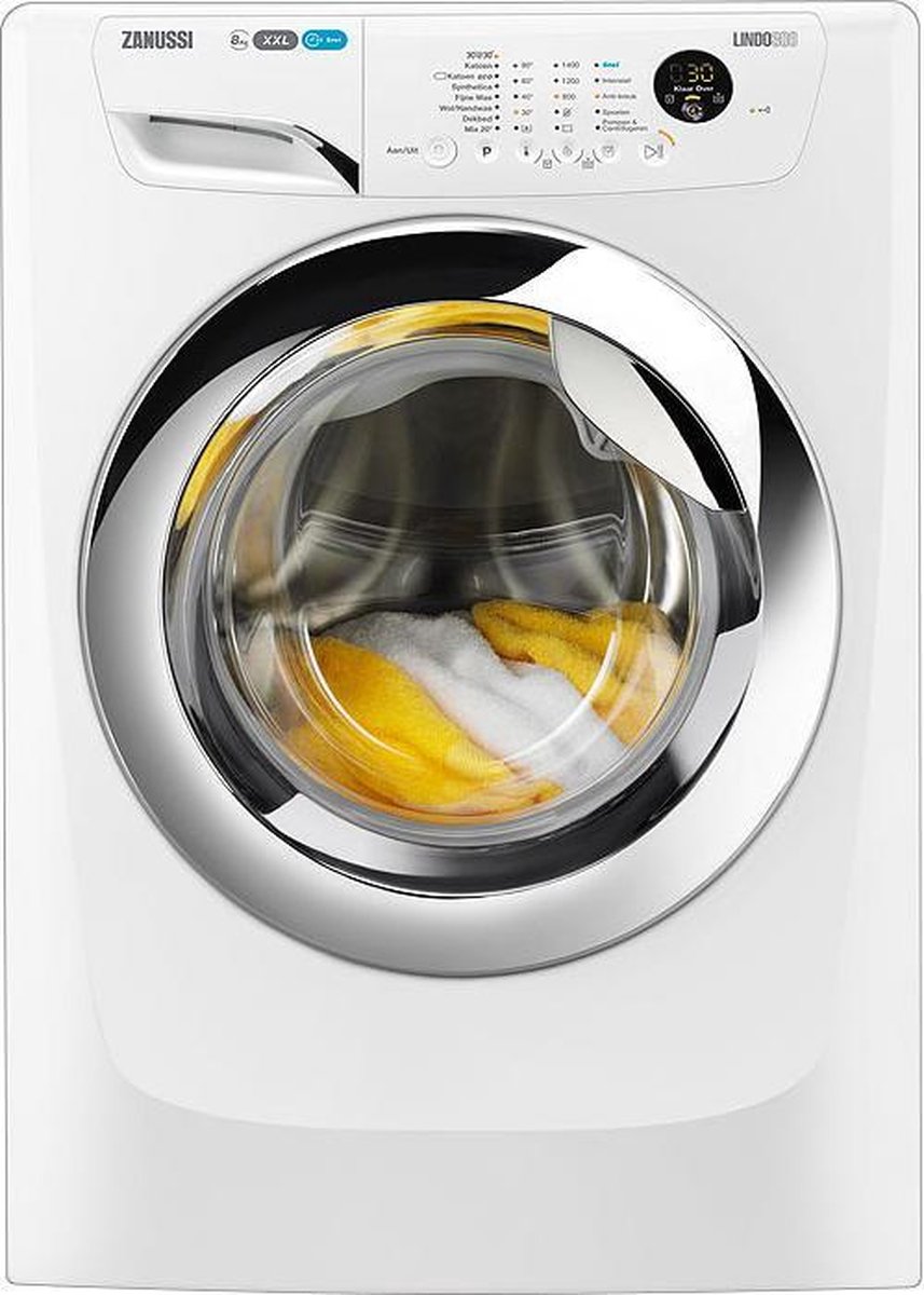 Zanussi ZWF81463WH wasmachine Voorbelading 8 kg 1400 RPM Wit | bol.com