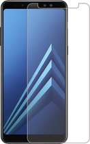 Screenprotector voor Samsung Galaxy A8 (2018) Tempered Glass Glazen Screen Protector (2.5D 9H)