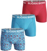 Bjorn Borg Midsummer Heren Boxershort-3P-Blauw-Maat S