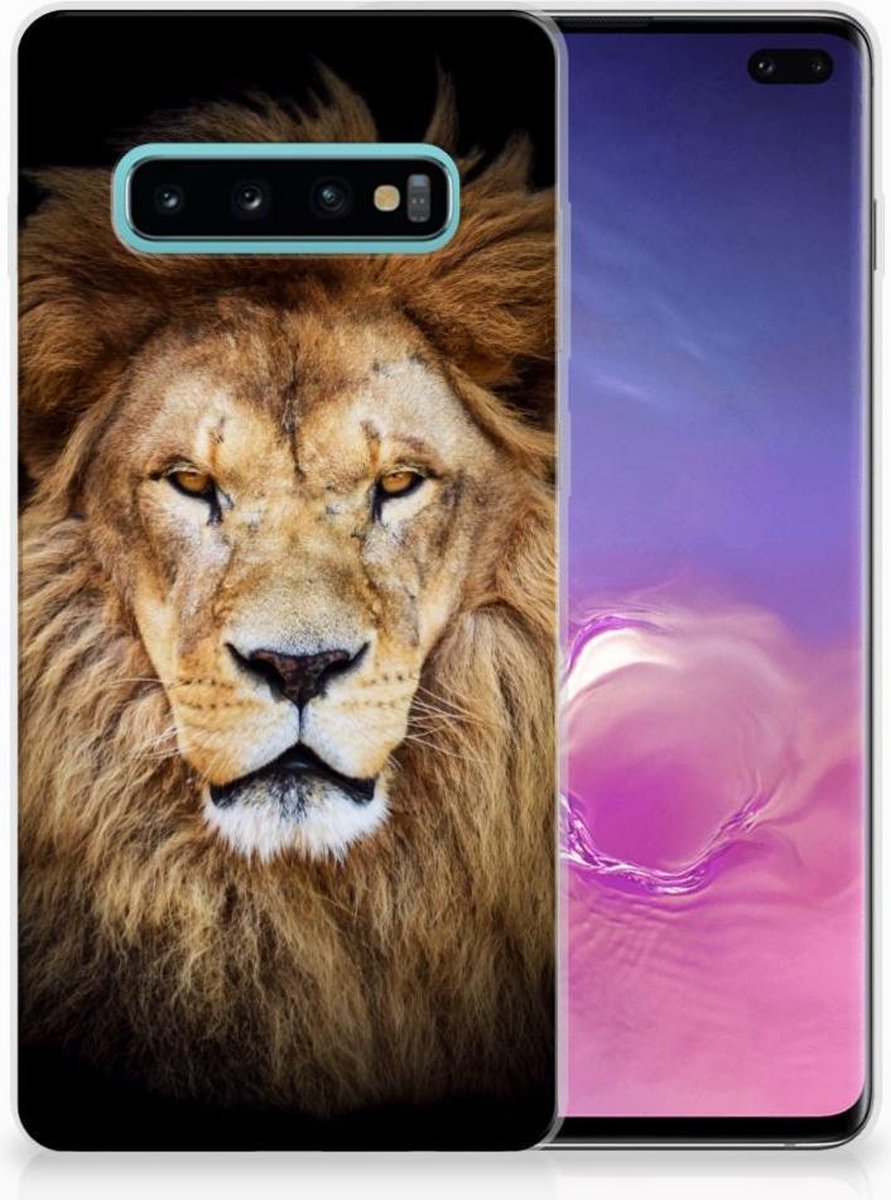 Samsung Galaxy S10 Plus TPU Hoesje Leeuw