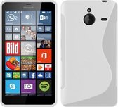 Microsoft Lumia 640 XL Silicone Case s-style hoesje Wit