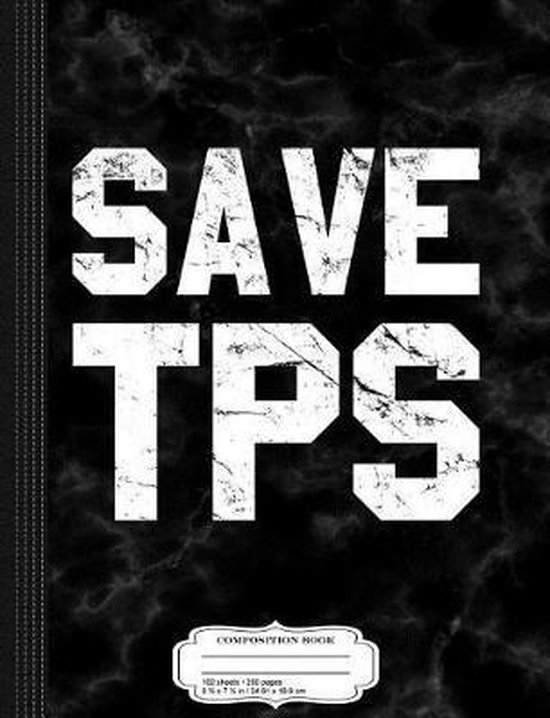 Save Tps Temporary Protected Status Composition Notebook, Flippin Sweet  Books |... | bol.com
