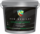 van Schildt Superdek Mat Exterieur 5 liter WIt