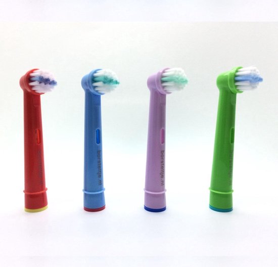 2 Kleine gekleurde opzetborstels voor Oral B elektrische tandenborstel -  EB10 | bol