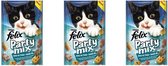 Felix snacks 60G Party Mix Seaside kattenmix per 3 zakjes!