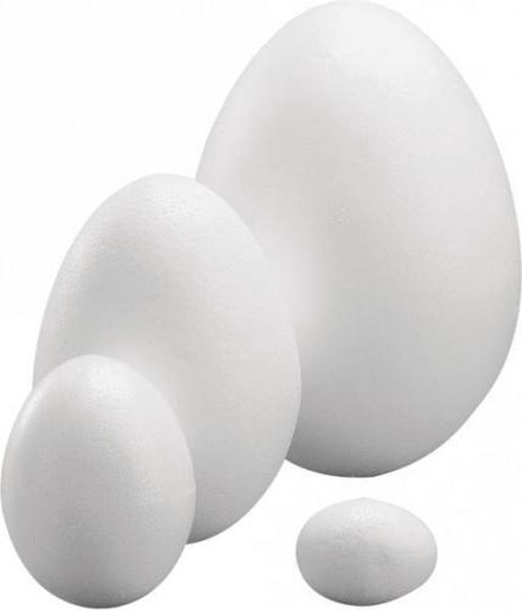 Wat is er mis werkelijk Gemarkeerd Piepschuim vormen eieren van 8 cm - zelf paaseieren maken hobby artikelen |  bol.com