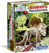 Clementoni - Archeospel - Triceratops Fluor - Experimenteerset