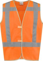 EM Traffic veiligheidsvest High Visibility RWS - Fluor oranje - maat L/XL