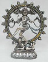 Shiva Nataraj Heer van de dans - 30x11x34 - 1280 - Polyresin