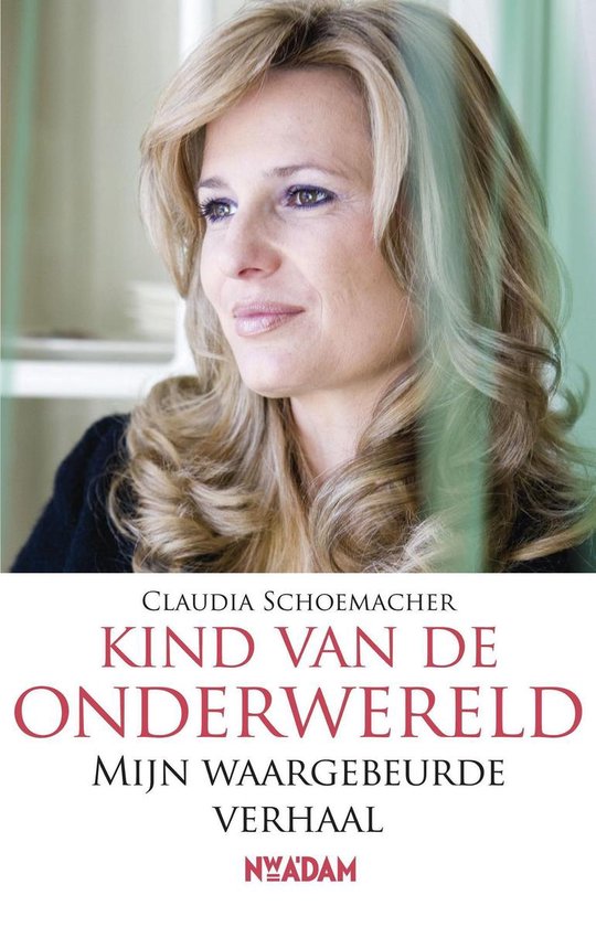 Boekomslag 'Kind van de onderwereld' met portret van Claudia Schoemacher.