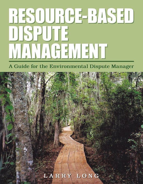 Resource-Based Dispute Management - cover