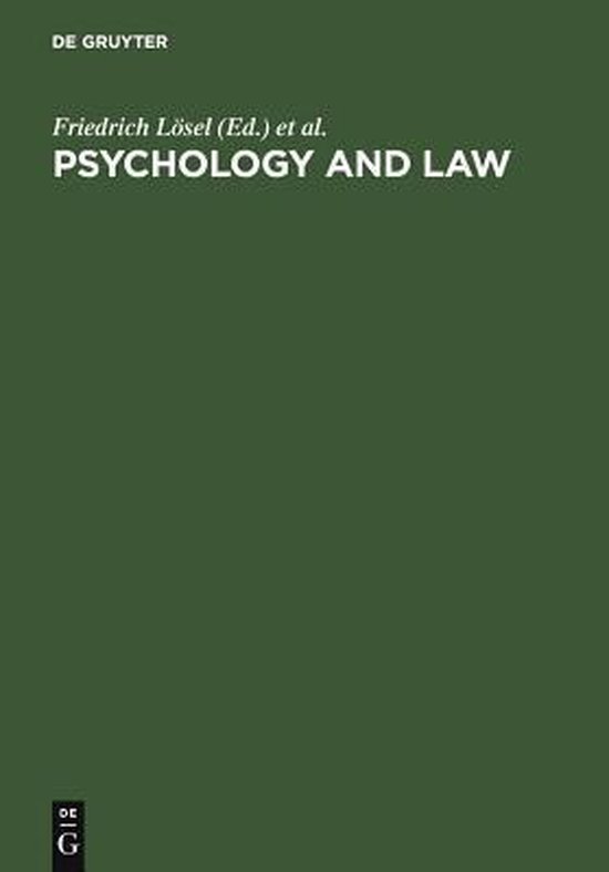 Psychology and Law - cover