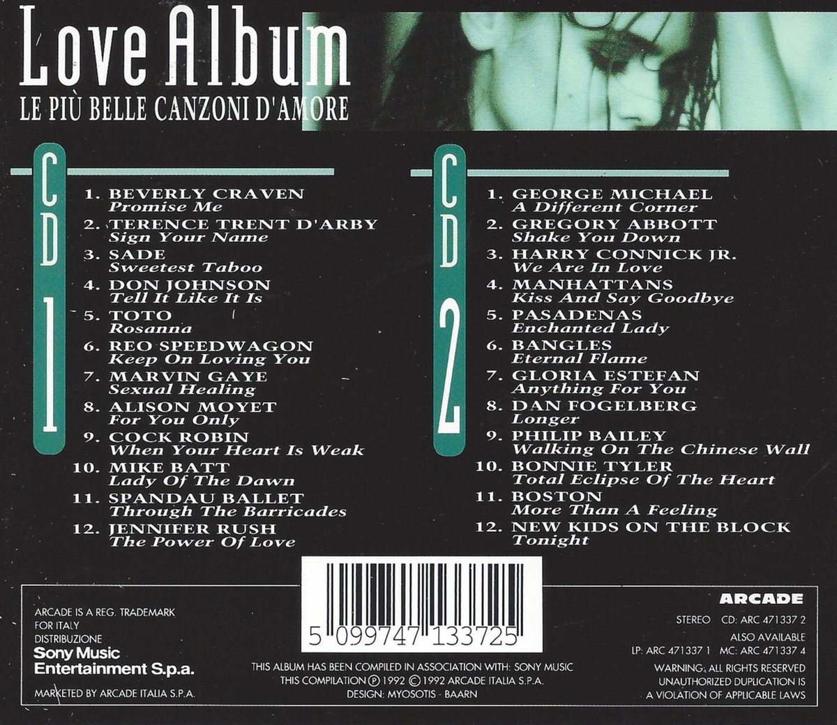 Love Album, Various CD (album) Muziek