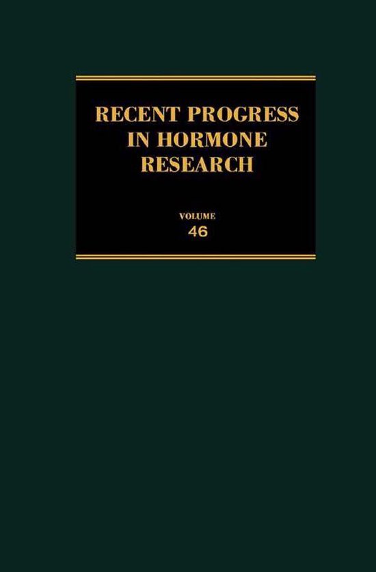 Recent Progress in Hormone Research - cover