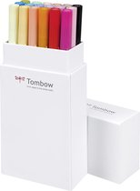 TOMBOW Brush pen ABT Dual Brush Pen 18pcs.-set, Secondary colours (each 1 x N15, 090, 126, 243, 452, 493, 533, 623, 673, 723, 725, 873, 885, 912, 946, 990, 991, 992)