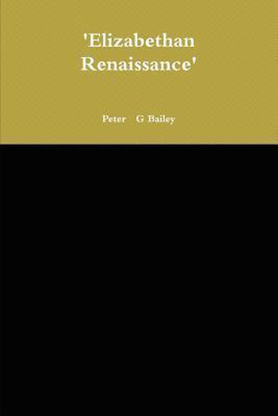 'Elizabethan Renaissance' - cover