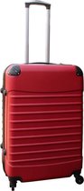 Travelerz reiskoffer met wielen 69 liter - lichtgewicht - cijferslot - rood