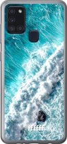Samsung Galaxy A21s Hoesje Transparant TPU Case - Perfect to Surf #ffffff