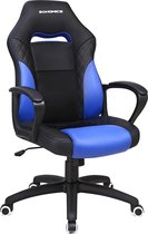E-Sports - Game stoel - Ergonomisch -Bureaustoel - Verstelbaar- Racing - Gaming Chair - Zwart / Blauw