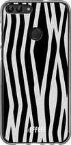 Huawei P Smart (2018) Hoesje Transparant TPU Case - Zebra Print #ffffff