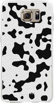 Samsung Galaxy S6 Hoesje Transparant TPU Case - Dalmation Print #ffffff