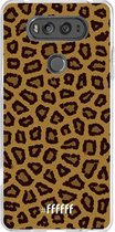 LG V20 Hoesje Transparant TPU Case - Leopard Print #ffffff