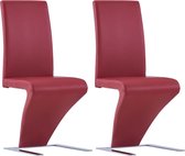 Eetkamerstoelen set 2 stuks (Incl LW anti kras viltjes) - Eetkamer stoelen - Extra stoelen voor huiskamer - Dineerstoelen – Tafelstoelen