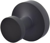 Plieger handdoekhaak magnetisch 49mm mat zwart