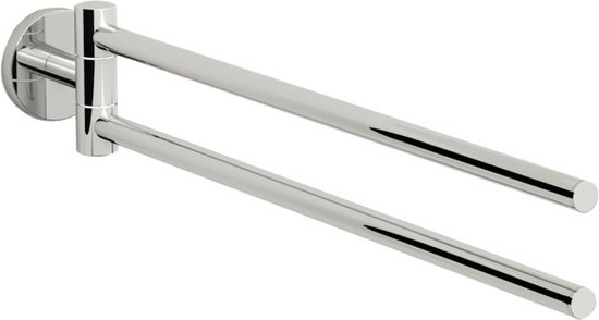 Beelee Beelee BA8003SC Handdoekhouder voor badkamer, verchroomd, 62 mm, SUS 304, van roestvrij staal