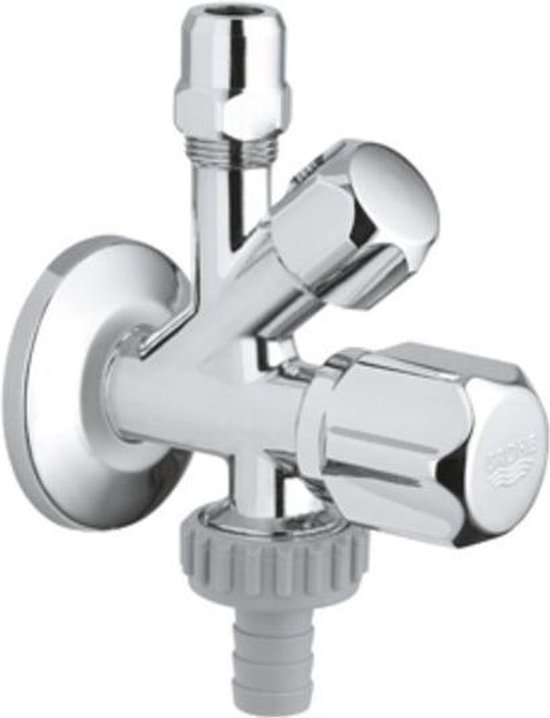 Foto: Grohe hoekstopkraan 1 2 x 3 8 kunststof greep 1st