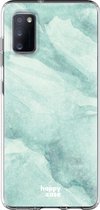 HappyCase Samsung Galaxy A41 Flexibel TPU Hoesje Mint Marmer Print