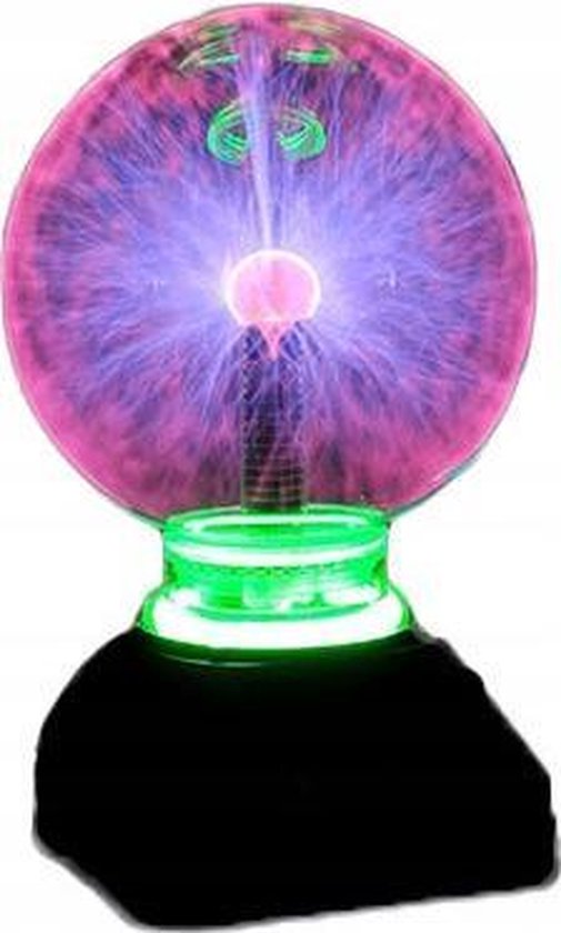 Lampe Plasmabol magique - Ampoule Tesla - Lampe Ball plasma sur socle -  Lampe Tesla