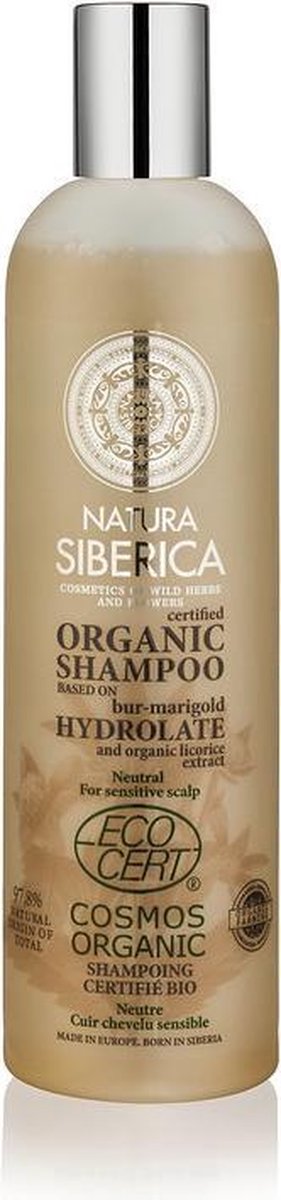 Natura Siberica - Hydrolate Organic Shampoo ( citlivá pokožka hlavy ) - Neutrální šampon (L)