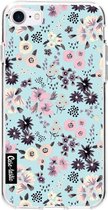 Casetastic Apple iPhone 7 / iPhone 8 / iPhone SE (2020) Hoesje - Softcover Hoesje met Design - Flowers Pastel Print
